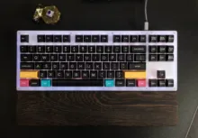 Keycap-Set Poker Gh60 Mx-Stem-Keyboard Xd84 Xd64 Doubleshot WOB Xd68 Xd75 Xd87 White