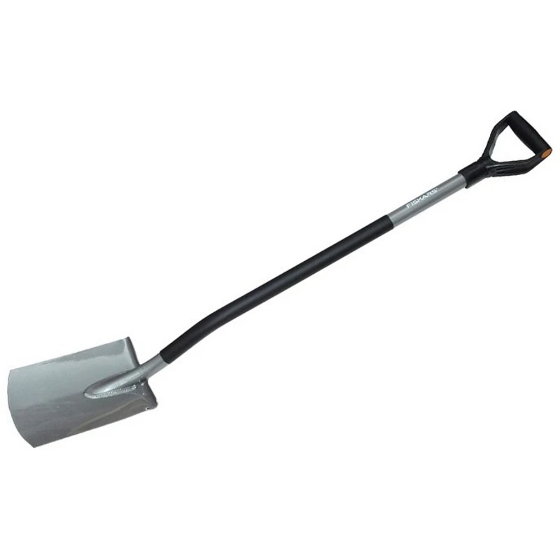 Лопата с закругленным лезвием Fiskars Ergonomic(1001411
