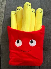 Almohada de patatas fritas de 30/50cm para niños, juguete de peluche suave de comida, Pizza, regalo de Navidad para niños, muñeco de decoración Kawaii, regalo de San Valentín