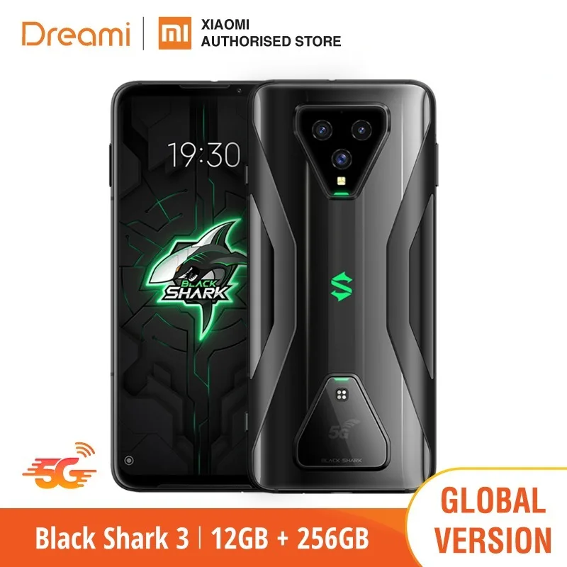[EU Version] Black Shark 3 5G 256GB ROM 12GB RAM - Gaming phone  Smartphone  Mobile  blackshark3