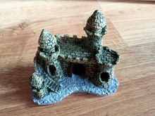 Castle-Tower-Ornaments Decoration Aquarium-Accessories Fish-Tank