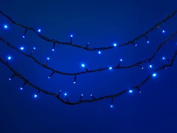 

Electrogarland New Year outdoor LED 24V 240 lamps 5mm, 12 M + 10 m blue snowmen e70282