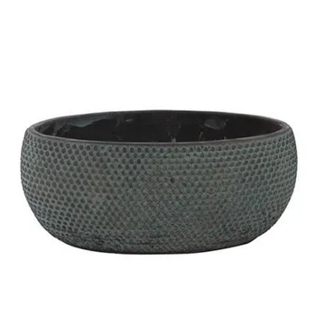 

Mavi Renk Benekli Beton Kayık Saksı