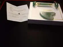 Skincare-Tool Slimmer Shaper Jade Roller Face-Massager Crystal Quartz Natural-Stone Health