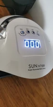Sol X7MAX UV secador de uñas LED/180/120W esmalte de Gel lámpara de curado con Sensor de moviminento LCD Pantalla de secado rápido de Gel UV herramienta para manicura