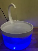 Fuente de Gato de 2L con luz azul, dispensador de agua automático alimentado por USB, alimentador de gatos, filtro de bebida para gatos y perros, proveedor de mascotas