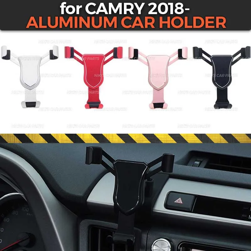 Алюминиевый Автомобильный держатель для Toyota Camry 2018-алюминиевый сплав 1 комплект