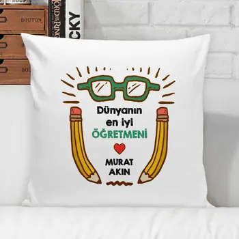 

Personalized White Pillow Case (Teachers Day Temalı-19)