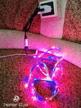 Strip-Light Tv-Background-Lighting Key-Control Desk-Screen Usb-Cable Flexible-Lamp LED