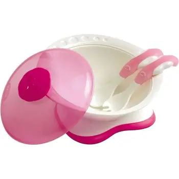 

DBB REMOND Dish + Cutlery Smile-Pink