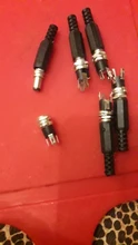 Fuente de alimentación de 5,5mm x 2,1mm, 5,5x2,1 CC, Conector de clavija + adaptador de Terminal de montaje de Panel de Metal hembra, enchufe, conectores DC