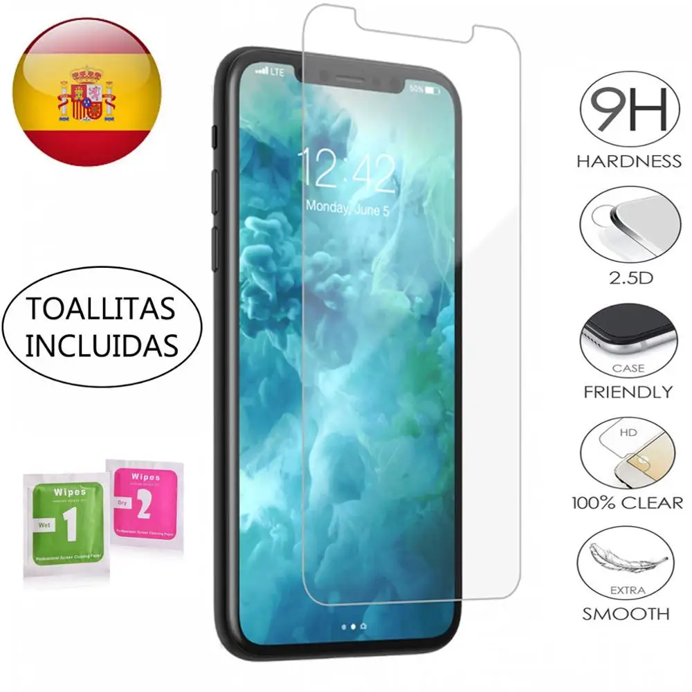 Закаленное стекло для Apple Iphone 6 6S 7 8 Plus X 11 XS XR Max Pro SE 2020 12 Mini 12|Защитные стёкла и