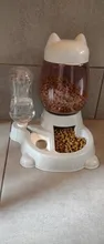 Automatic Feeder Bowl Food-Feeding-Container-Supplies 528ml-Bottle Drinking-Water Kitten