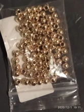 Lote de cuentas espaciadoras CCB de agujero grande para la fabricación de joyas, accesorios para manualidades, color dorado y plateado, diámetro de 4, 6, 8, 10 y 12mm, 30 a 100 unidades