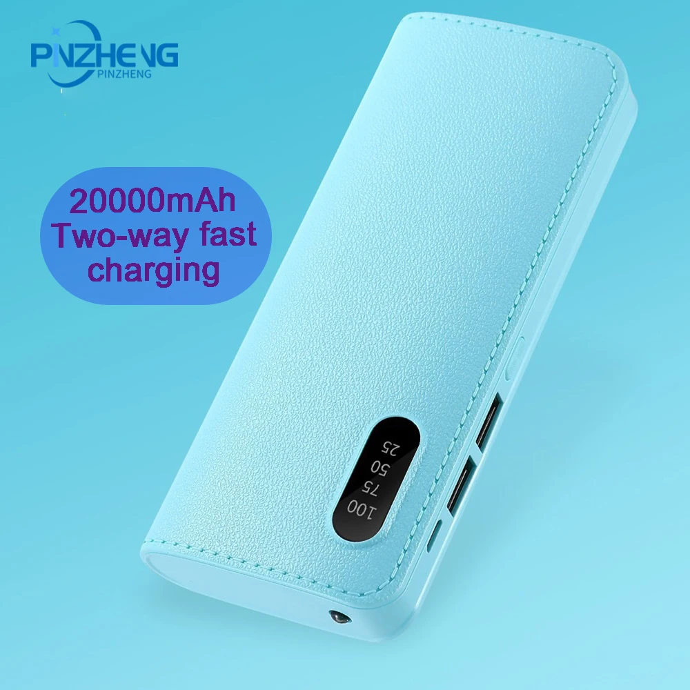

PINZHENG Power Bank 20000mAh PD 3.0 PoverBank Fast Charging PowerBank 20000 mAh External Battery Charger For iPhone 11 Xiaomi