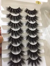 5/8 pares 3D visón pestañas 20mm pestañas 3D de pestañas falsas naturales NATURALES DE Pestaña de visón extensión belleza maquillaje pestañas