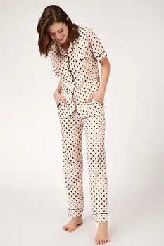 

Happiness ist. Women Print Pajamas set NL00005