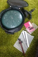 Drum Padded-Drum-Bag Meditation Mallets Steel Yoga 12inch Brand 13-Tone with Pair of