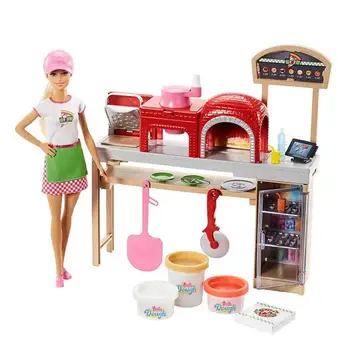 

New Original Barbie Doll Pizza Making Fun Dolls The Girlbrinquedos Gift Boneca GirlsToys Baby Doll Girl Toys for Kids Children