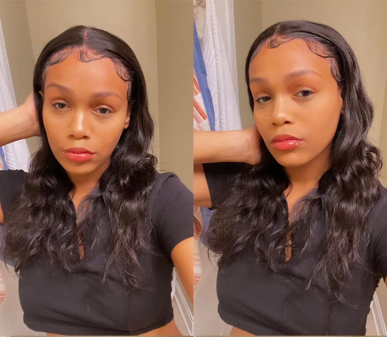 13×6 lace front wig-human hair transparent lace frontal wigs
