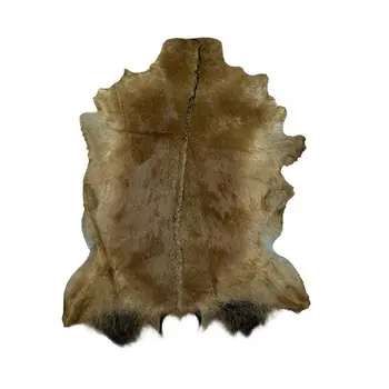 

Natural sheep skin rugs 100x60 cm black Brown