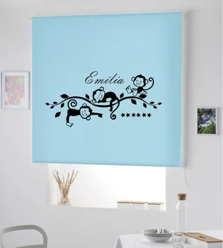 

Blind Iroa customizable Child/Monkey! ROLLER BLINDS TRANSLUCENT! (SKY BLUE 100X175)