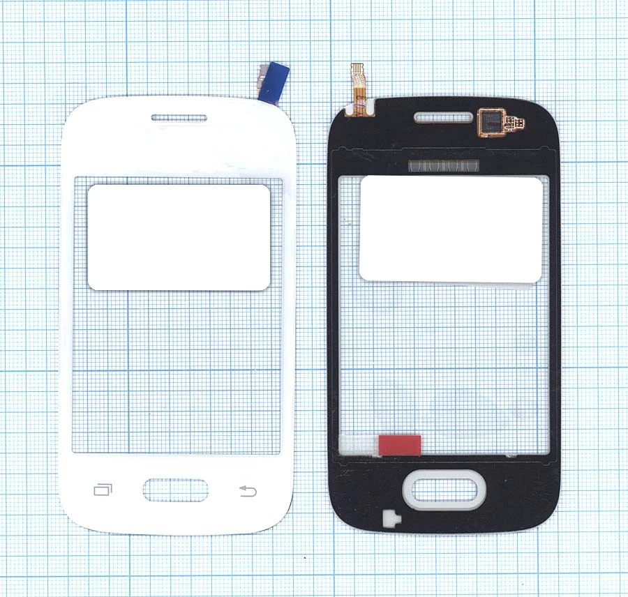 Touch glass (touchscreen) for Samsung Galaxy Pocket 2 sm-g110 White | Мобильные телефоны и аксессуары