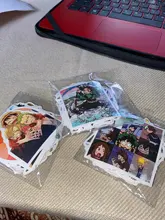 Pegatinas de Anime Demon Slayer Kimetsu No Yaiba, pegatina para ordenador portátil, equipaje de motocicleta, regalo para niños, pegatina de juguete, 50 Uds.