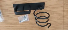 Holder Shelf-Accessories Hair-Straightener-Holder Hair-Dryer Wall-Mounted Storage Bathroom