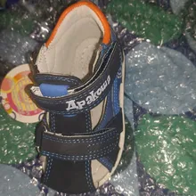 Apakowa-zapatos de Punta cerrada para niños pequeños, sandalias ortopédicas deportivas de cuero pu, zapatos de verano, 2019
