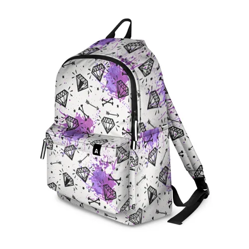 Backpack 3d Arrows And Diamonds - Backpacks - AliExpress