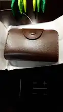 Wallet Bank Id-Holders-Bag Credit-Card-Case Genuine-Leather Unisex SMILEY Women Business