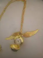 Necklace Watch Kids Pendant Best-Gifts with Wings for Reloj-De-Bolsillo Ball-Shaped Children