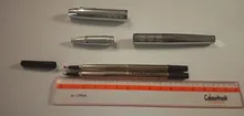 Recargas de bolígrafo azul o negro, buena calidad, 0,7mm, 10 piezas