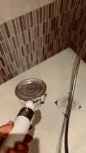 Cabezal de ducha presurizado, ahorro de agua de alta presión, manguera de soporte libre perforado, accesorios de baño ajustables, juego de Ducha