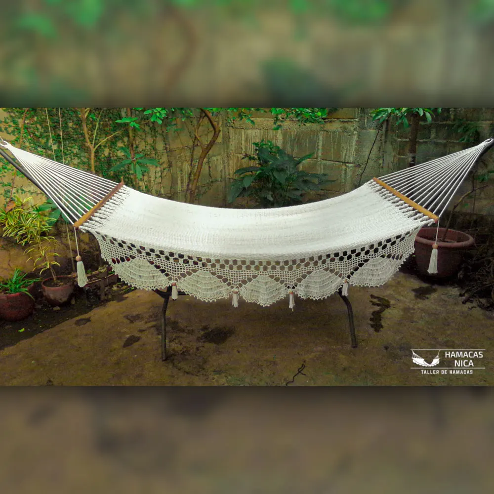 Blanco Crudo Nica Marriage Hammock- Hamaca Matrimonial Nica - Цвет: Blanco Crudo