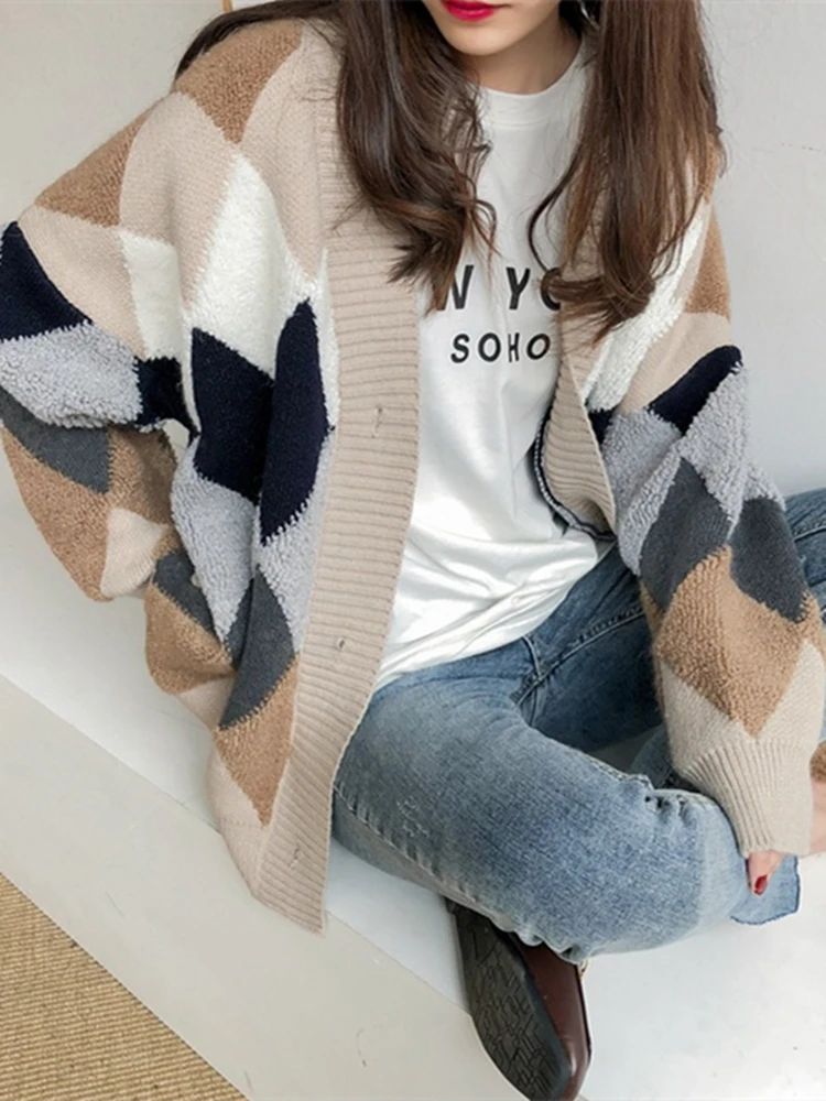 Checkered Cardigan 2