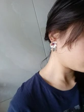 Stone Earrings Asymmetric Women Jewelry Acrylic Transparent Bohemian Fashion Euramerican-Style