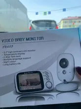 Video monitor para bebé 2.4G, cámara de seguridad para niñera inalámbrica con LCD de 3.2 pulgadas, audio bidireccional, sonido, visión nocturna, vigilancia, VB603