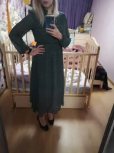 Long-Dress Spring Mozuleva Polka-Dot Vintage Vestidos Femme Women A-Line Lace-Up Elastic-Waist