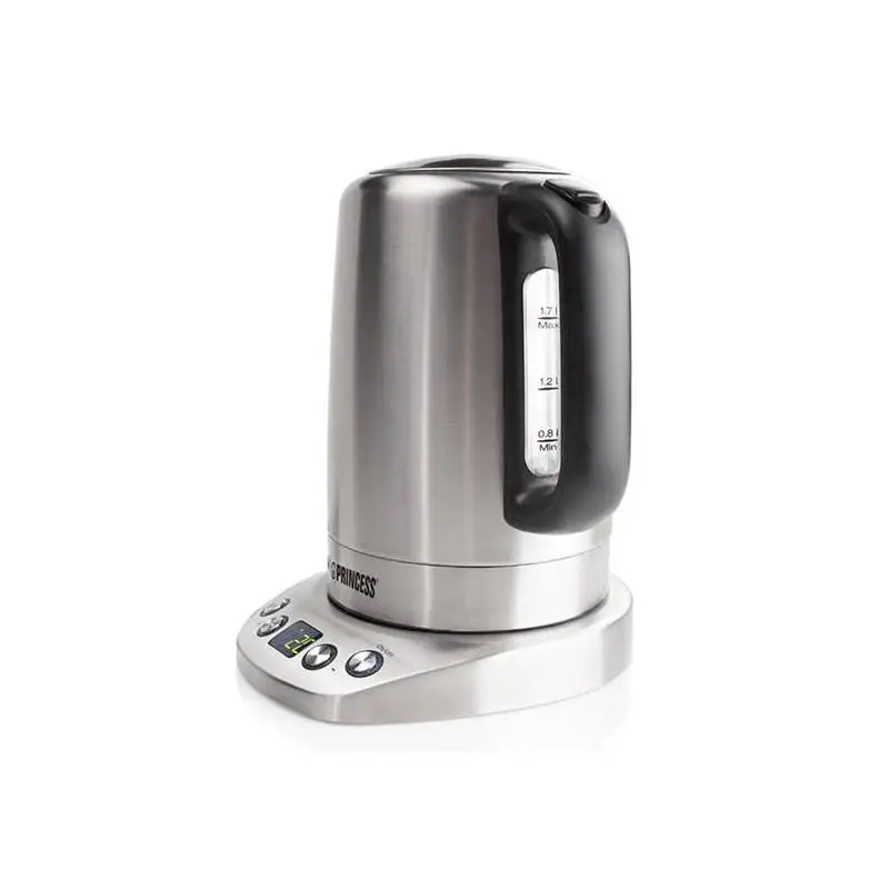Чайник принцессы 236002 1,7 L 2200W черная сталь