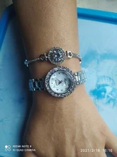 Marca Lvpai las mujeres relojes de pulsera conjunto de moda vestido de las mujeres señoras reloj de pulsera de lujo reloj de cuarzo rosa dorado conjunto regalo dropshipping