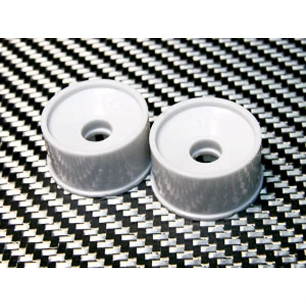 Atomico. Cerchi Posteriori Per Kyosho Mini-Z (+ 0 Offset) Bianco (2 Bordi). Ruote Kyosho Miniz Rc Mr02, Mr03