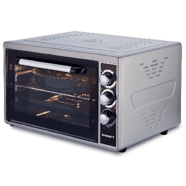 Мини-печь KRAFT KF-MO 3801 GR серый (38 л, 1500 W)