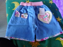 Las niñas Denim Pantalones cortos de los adolescentes de encaje de verano Pantalones cortos para niños ropa de playa de los niños pantalones cortos para niñas adolescentes.