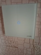 Touch-Switch Led-Panel Glass Interruttore Wall Power Black Ubaro Eu White 1/2/3-gang