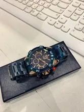 LIGE-reloj analógico de acero inoxidable para hombre, nuevo accesorio de pulsera de cuarzo resistente al agua con cronógrafo, complemento Masculino deportivo de marca de lujo con esfera luminosa