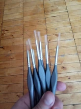 Juego de pinceles de pintura en miniatura, pinceles de pintura al óleo de acrílico, delineador de dibujo, lápiz pincel para pintar, suministros de arte, 7 Uds.