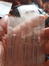 Broca de corindón para uñas, fresa eléctrica giratoria para manicura, cepillo de rebaba, juego de Gel para quitar, accesorios de herramientas de arte de uñas, 6 uds.