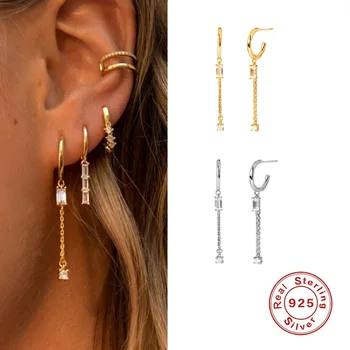 

AIDE South Korea Exquisite Temperament Long Pendants Earrings Simple Fashion All Around Earings Elegant Lady Jewelry kolczyki